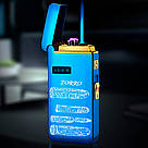 Електроімпульсна запальничка USB + турбо в подарунковій упаковці LG-568C, фото 3