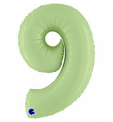 Кулька Цифра "9" (100 см), Італія, колір - оливка