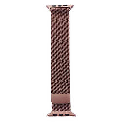 Ремінець металевий для Apple Watch 42/44/45/49 mm Milanese Loop Band Gold Rose