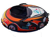 Тюбинг "RacingСars" автомобить машинка для детей Надувные Санки Ватрушка из ПВХ оранжевая