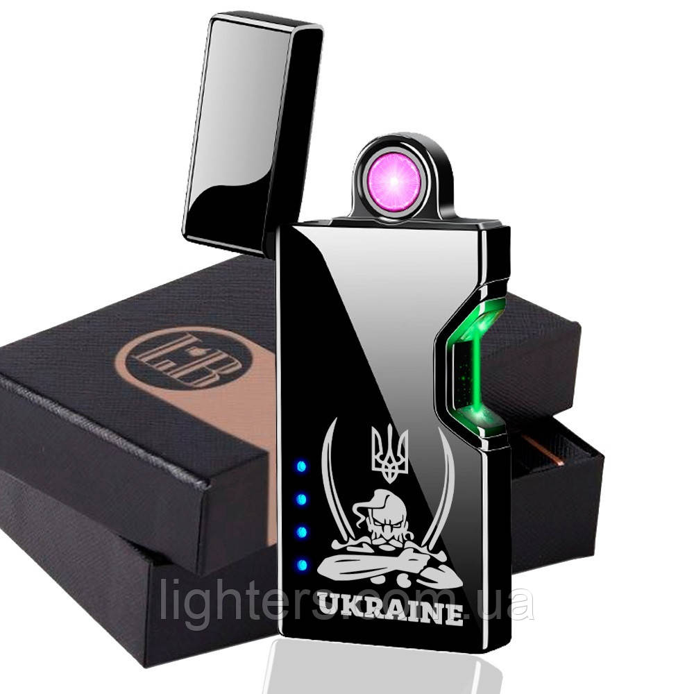 Запальничка usb H33424U1 козак із гербом України в подарунковому пакованні