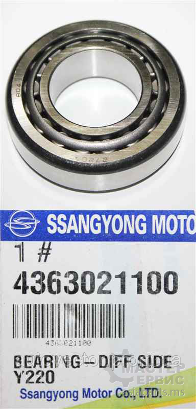 Підшипник диференціала пер мосту Tongil (пр-во SsangYong) 4363021100