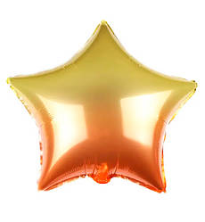 Повітряна куля "Зірка" Ø - 25 см., колір - омбре