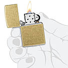 Zippo Classic Street Brass 48267, запальничка зипо Street Brass, фото 4