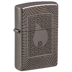 Zippo Flame Pattern Design 48569, запальничка зипо армована