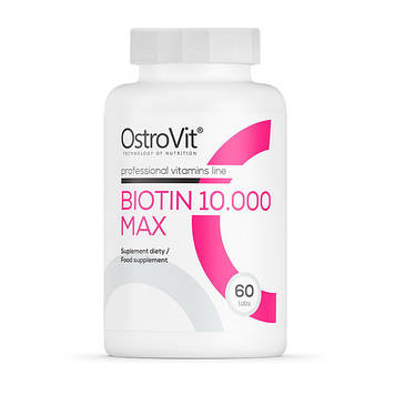 OstroVit Biotin 10000 Max (100 tabs)