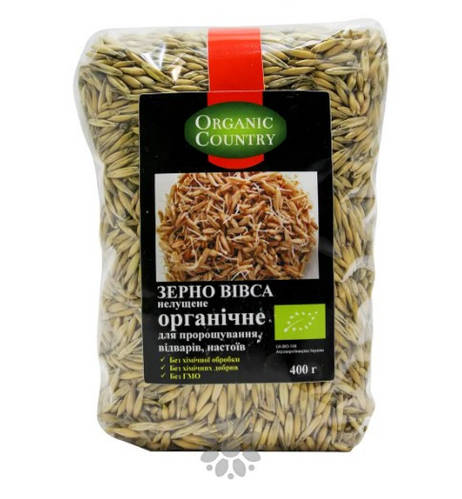 Купить Зерно овса неочищенное органическое Organic Country 400 г, цена ...