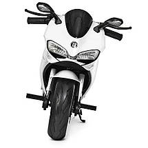 Електромобіль дитячий мотоцикл Ducati Bambi M 4262EL-1-2 19 км/год до 12 років білий, фото 5