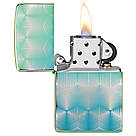 Zippo Pattern Design 49813, запальничка зипо зелена, фото 4