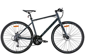 Велосипед AL 28" Leon HD-80 DD, рама 19" графітовий (OPS-LN-28-019)