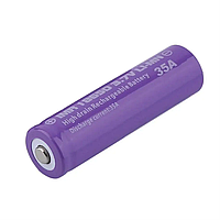 Акумулятор 18650 IMR 35A 3.7V Li-Mn 2500mAh (Фіолетовий)