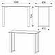 Стіл письмовий Лофт-1 (1000х600х728), фото 2