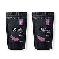 Гранули для епіляції Hillary Epilage Passion Plum 200 г + Гранули для епіляції Passion Plum 200 г УПОДАРУНОК