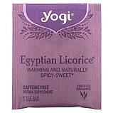 Yogi Tea, Egyptian Licorice (Егіпетська локриця), без кофеїну, 16 чайних пакетиків, 36 г, фото 4