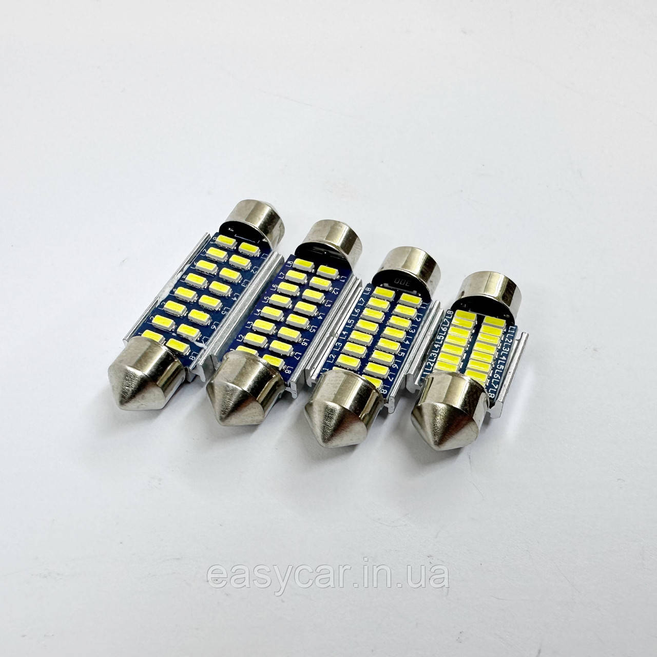 Лампи габаритів LED T10 W5W, підсвітка номера 6SMD