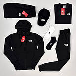 Чоловічий спортивний костюм The North Face набір із футболкою та шортами, комплект одягу 7в1. Живе фото, фото 3