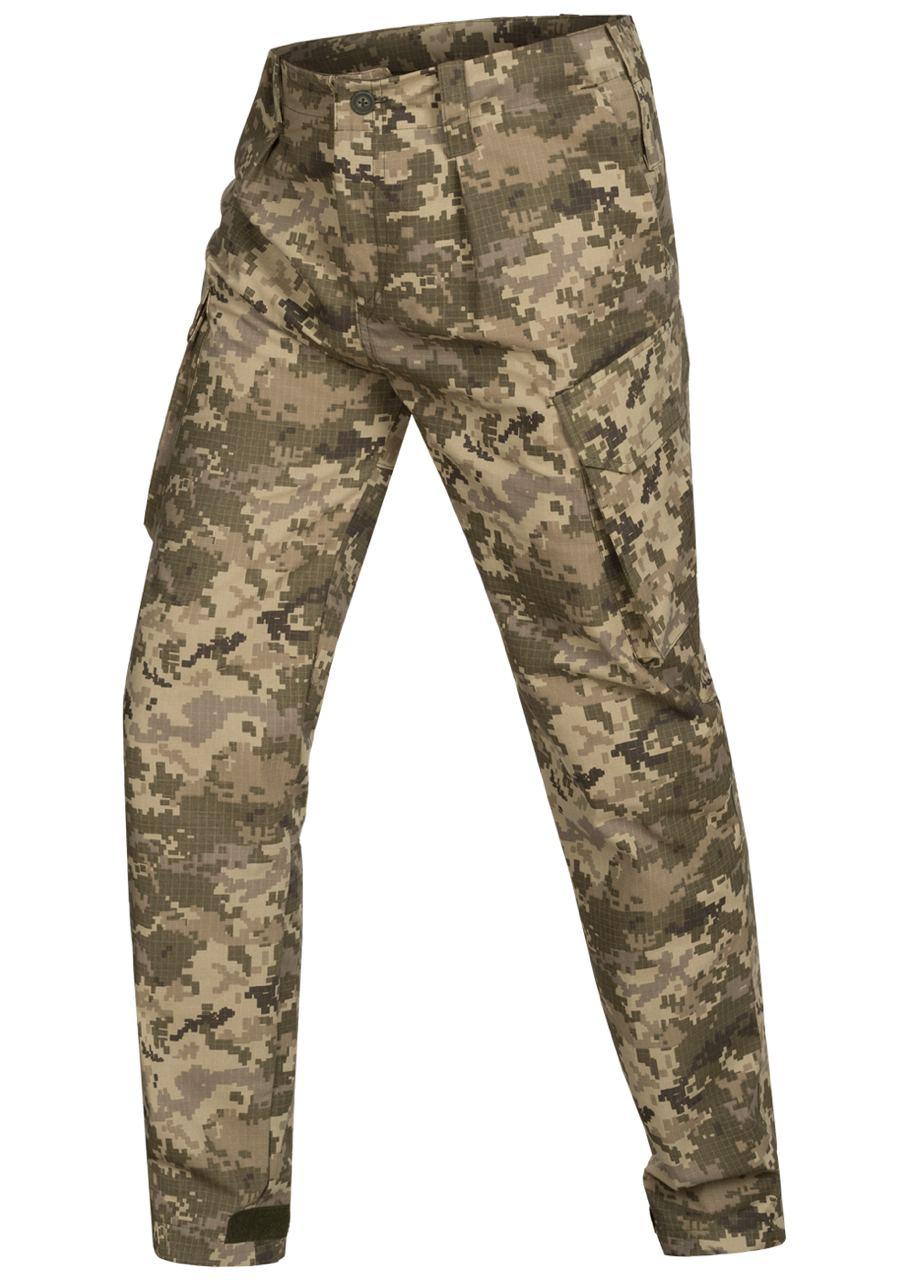 Тактичні штани чоловічі ТТХ ріп-стоп 30% бавовни, піксель 54