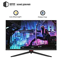 Монітор 27" QUBE G27F240 FHD IPS 240 Гц AMD FreeSync, NVIDIA G-SYNC