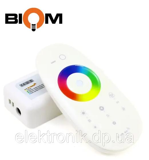 Контролер RGBW OEM 24А-2.4G-Touch білий (6A*4канала)