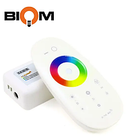 Контролер RGBW OEM 24А-2.4G-Touch білий (6A*4канала)