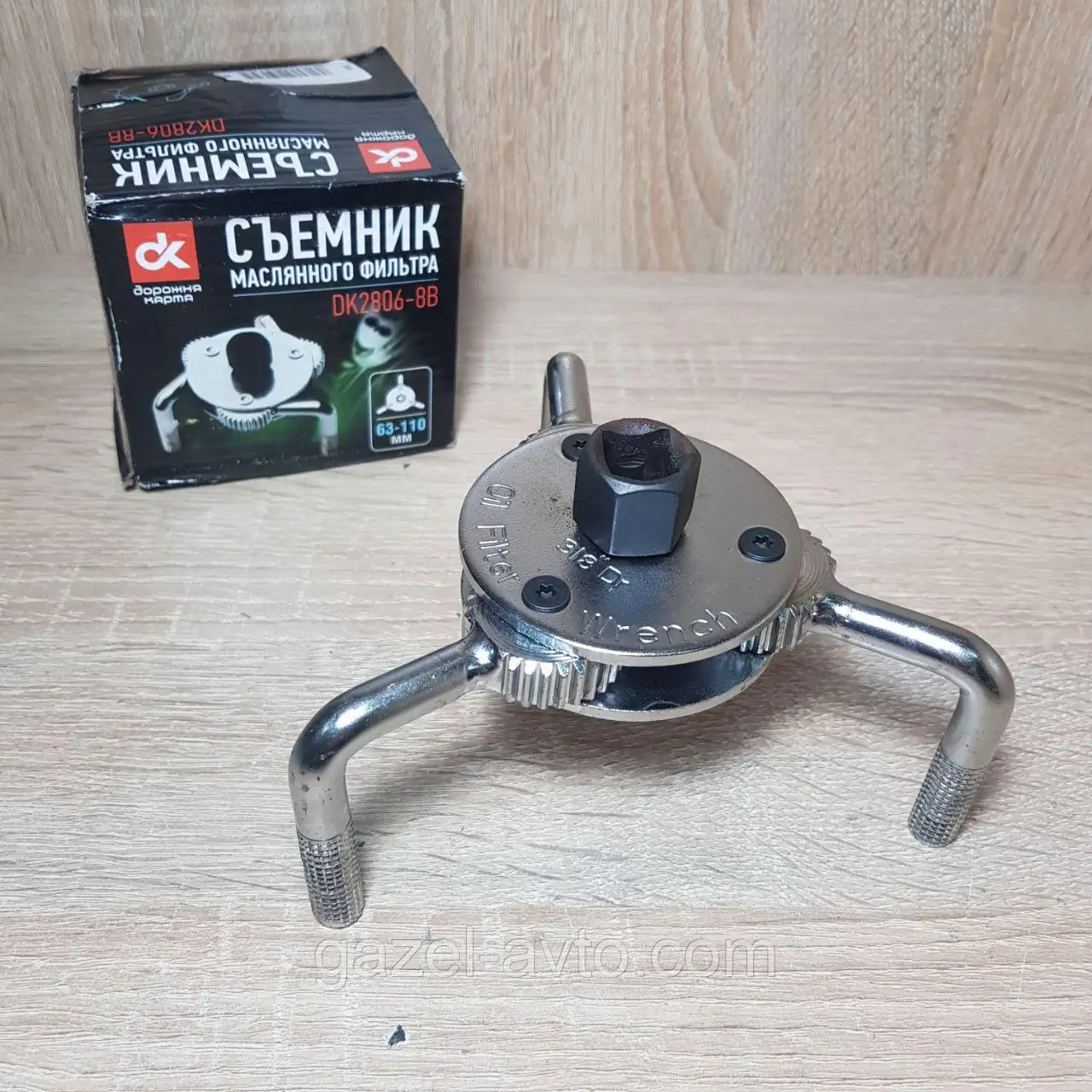 Знімач оливного фільтра "краб" (45-75 мм) dk-Дорожня карта DK2806-10B