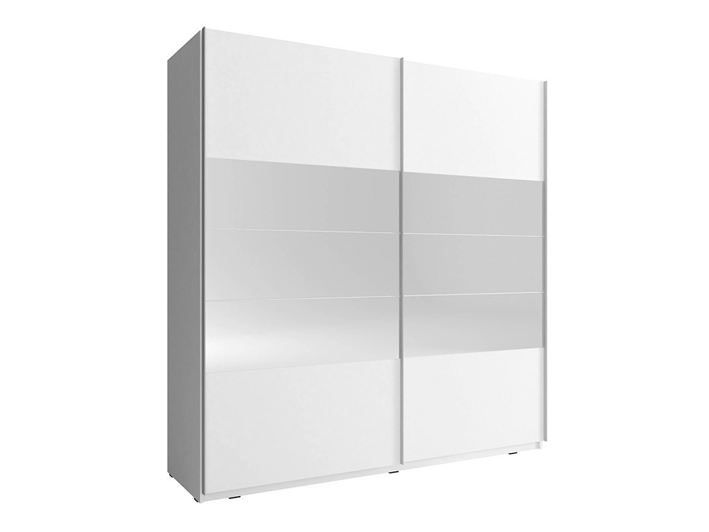 Шаф-купе Mika I 200 ДСП ламінований, МДФ, білий, дуб Сонома, дуб Сонома, фото 1