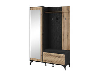 Передпокій Diamond М'яке сидіння, ДСП ламінована, ДСП ламінована, система відкриття PUSH-CLICK, скандинавський