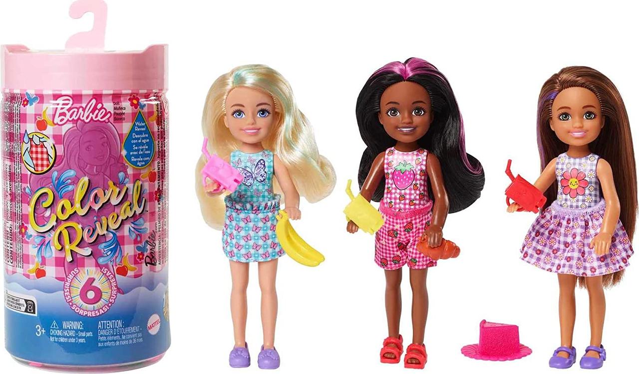Ігровий набір Barbie Chelsea Color Reveal Picnic Лялька Челсі Кольорове Перевтілення серія Пікнік