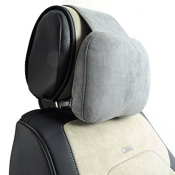 Автомобільні подушки підголовники, що регулюються Elegant Travel Maxi EL 700 513м сірі, 2 шт