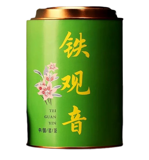 Екслюзивний китайський справжній чай улун Те Гуань Інь Oolong 500 г у подарунковому зеленому пакованні.