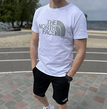 Літній чоловічий спортивний костюм The North Face. Чоловічий комплект літній футболка+шорты Туреччина
