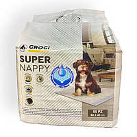 Пеленки для собак "Super Nappy" Croci 60х40, 50шт / уп C6028478