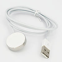 Кабель для заряджання Епл Вотч магнітний USB Білий 1м