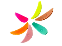 Валики силиконовые разноцветные М 6 пар