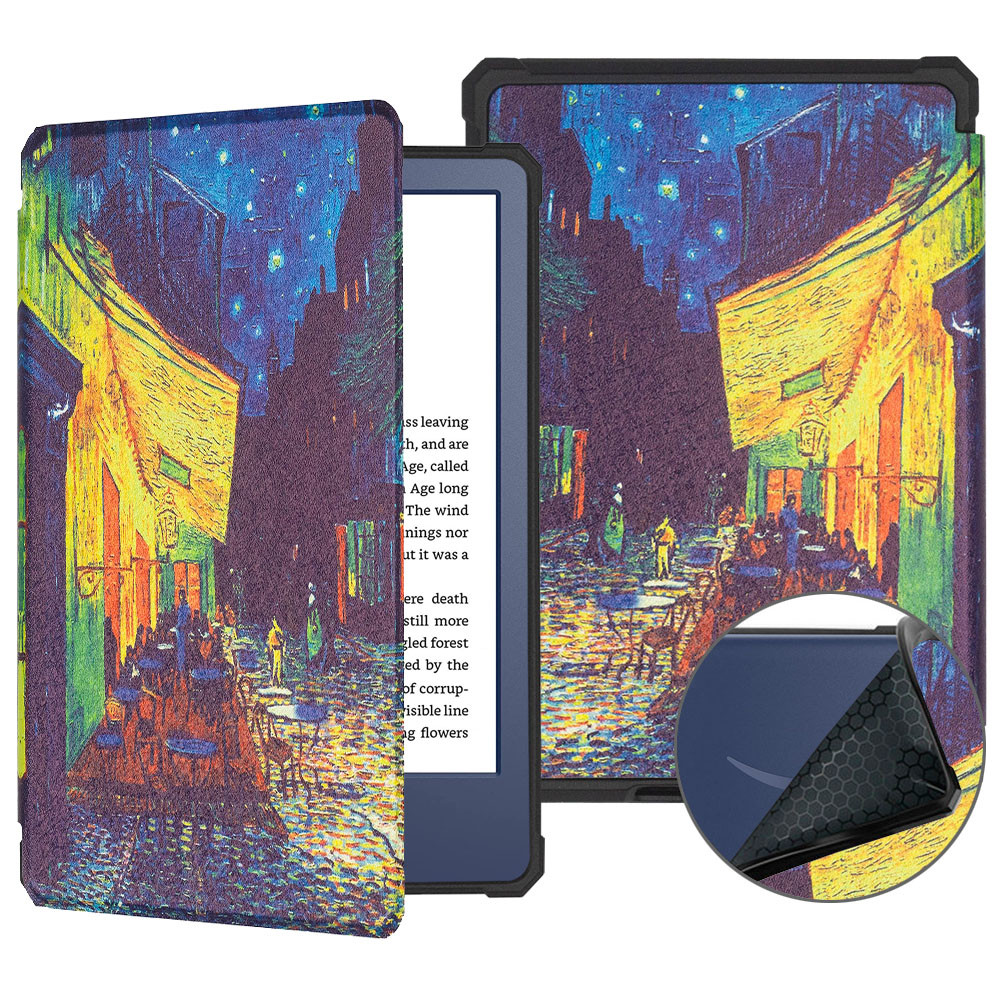 Чохол Galeo TPU Print для Amazon Kindle 11th Gen (2022/2024) 6" Cafe Terrace at Night