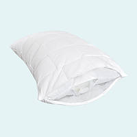 Чехол стеганый на подушку с молнией ТМ Идея, Белый, 70х70