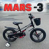 Дитячий Велосипед 16" Mars-3 2023 Магнієвий сплав від 4 років чорний 2023