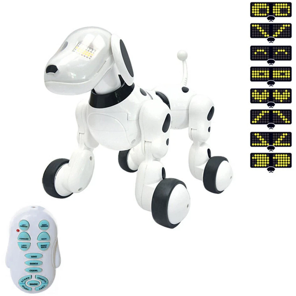 Іграшка робот-собака Далматинець 619, танцює, співає, собака робот на пульті керування