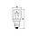 Лампа розжарювання для холодильників General Electric 25W P1/FRID/S28/E14 230V -30°C, фото 2