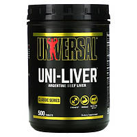 Добавка з висушеної печінки, Universal Nutrition, Uni-Liver, 500 пігулок