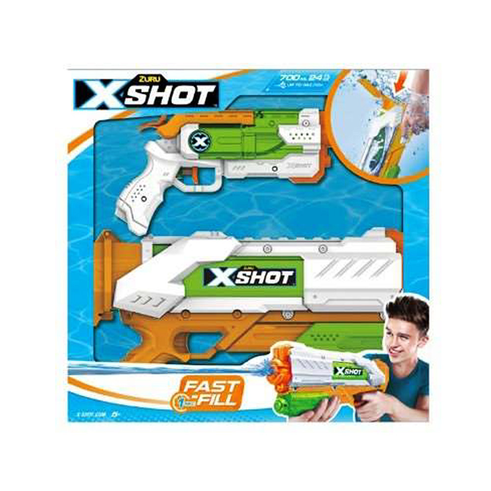 Набір водних бластерів Zuru X-Shot Warfare Fast Fill Medium And Small 56225R, фото 1