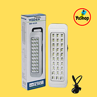 Аварийный LED светильник Weidasi WD-823A с аккумулятором 30 светодиодов 1000 mAh