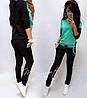 Стильний жіночий спортивний костюм двійка штани та незвичайна кофта, фото 9