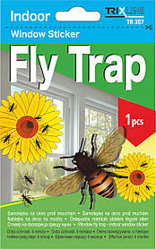 Наклейка у формі квітки від комарів та мух Fly Trap TRIXLINE TR 357