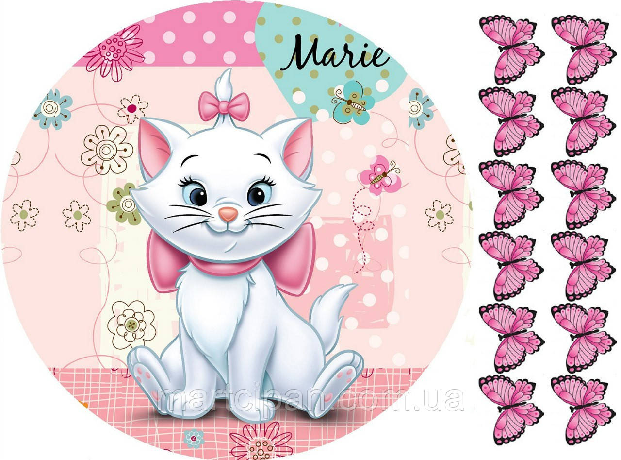 Кішечка Marie 1 Вафельна картинка , фото 1