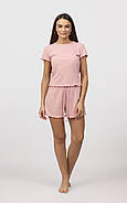 Костюм в рубчик двійка шорти і  футболка TM Orli, фото 2