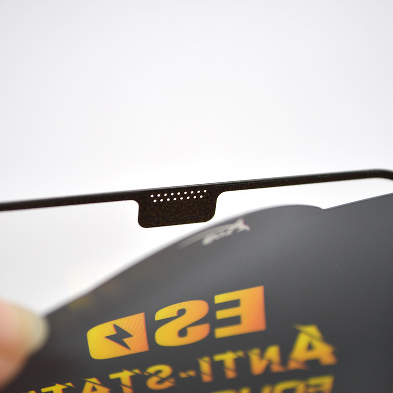 Защитное стекло Four Strong Anti-Static HD с сеточкой спикера iPhone 12/iPhone 12 Pro (тех.пакет), фото 2