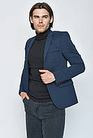 Пиджак мужской синего цвета размер 44 157161T Бесплатная доставка