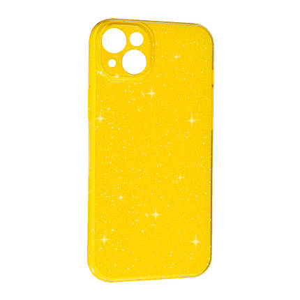 Силіконовий чохол Summer Vibe для Apple iPhone 14 Yellow, фото 1