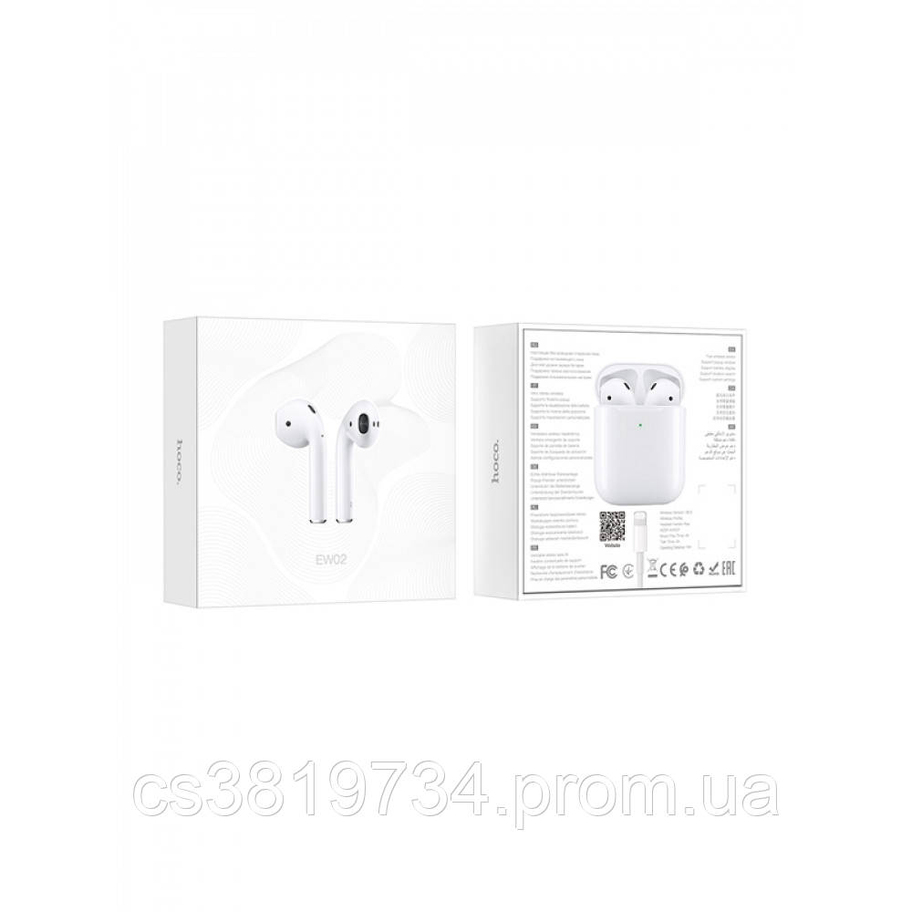 Безпровідні навушники Hoco EW02 Plus Білий / Навушники Bluetooth ...